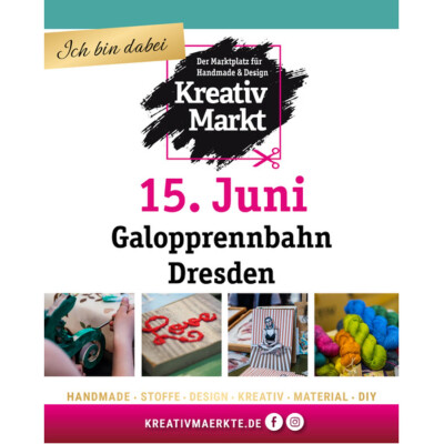 Erlebe Hockolino live auf dem Kreativmarkt Dresden - Hockolino auf dem Kreativmarkt | Entdecken, mitmachen &amp; Spaß haben