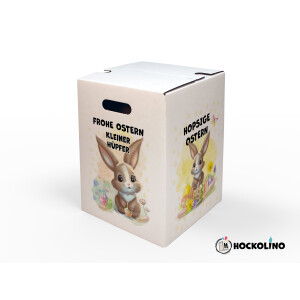 Desgin - Papphocker | "Frohe Ostern" | Handgezeichnet