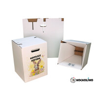 Desgin - Papphocker | "Frohe Ostern" | Handgezeichnet