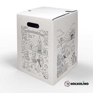 DIY-Ausmal-Papphocker | "Erntedankfest"