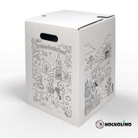 DIY-Ausmal-Papphocker | "Erntedankfest"