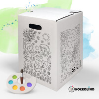 DIY-Ausmal-Papphocker | "4 Jahreszeiten"