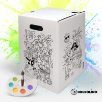 DIY-Ausmal-Papphocker | "Piraten"