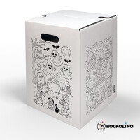 DIY-Ausmal-Papphocker | "Halloween"