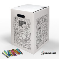 DIY-Ausmal-Papphocker | "Feenzauber im Alltag"