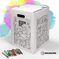 DIY-Ausmal-Papphocker | "Feenzauber im Alltag"