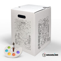 DIY-Ausmal-Papphocker | "Magische Feen"