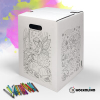 DIY-Ausmal-Papphocker | "Magische Feen"