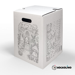 DIY-Ausmal-Papphocker | "Waldzwerge"