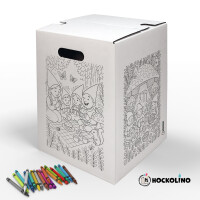 DIY-Ausmal-Papphocker | "Waldzwerge"