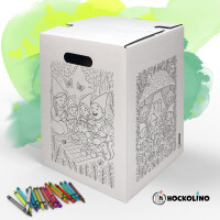 DIY-Ausmal-Papphocker | "Waldzwerge"