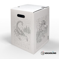 DIY-Ausmal-Papphocker | "Riesenmonster"