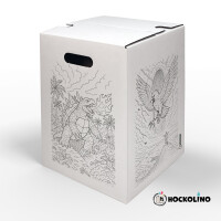 DIY-Ausmal-Papphocker | "Riesenmonster"