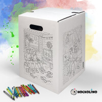 DIY-Ausmal-Papphocker | "Sommer & Gaming"